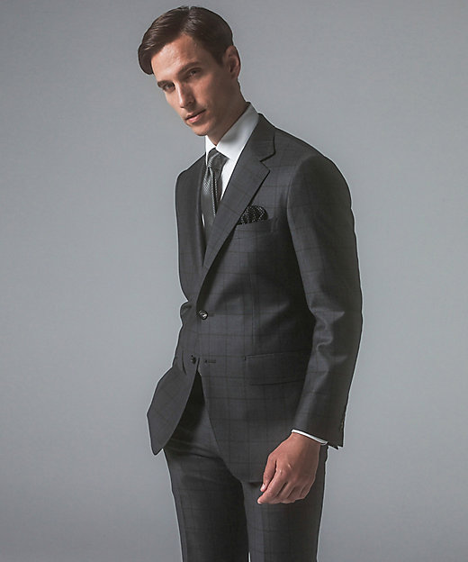 ZEGNA／ゼニア】TROFEO／トロフェオ スーツ（グレー×格子