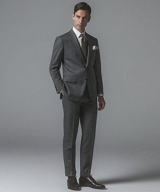 CANONICO／カノニコ】 リベンジ 150's 通年スーツ（グレー