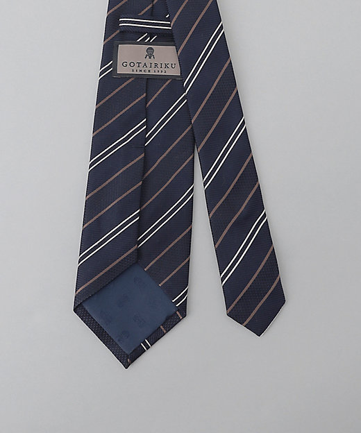 GOTAIRIKU別注【日本製】シルク ネクタイ＿ストライプ