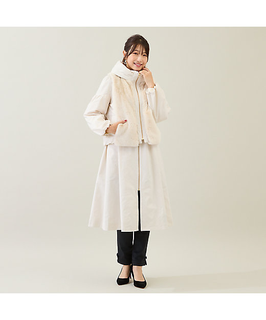 3WAY】ダウンベスト付きコート（51076501） | Rose Tiara