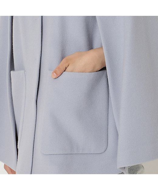 ブローチ付】ケープショートコート（51106509） | Rose Tiara