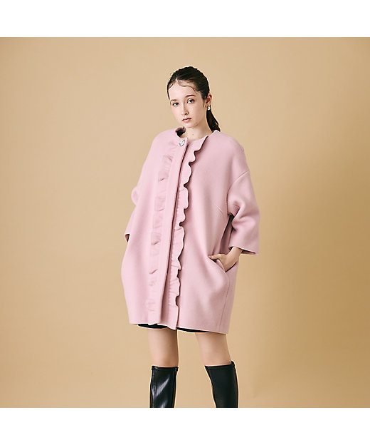 クリスタルボタンコート（83106506） | Rose Tiara (Women