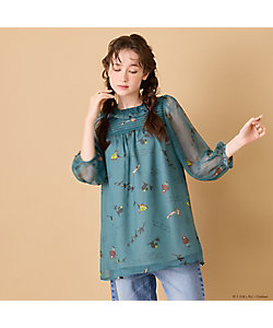 グリーン系 Rose Tiara (Women/大きいサイズ)の大きいサイズ 13号～25