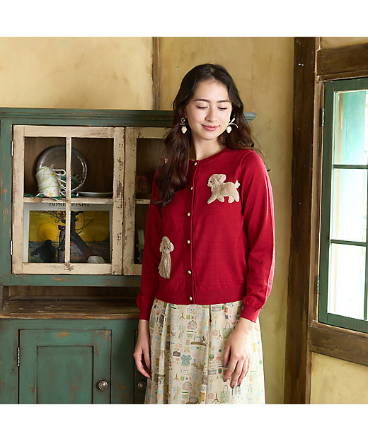 トイプードルニットカーディガン（82136401） | Rose Tiara