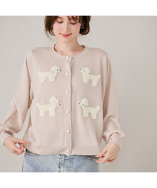 プードルニットカーディガン（82136502） | Rose Tiara (Women