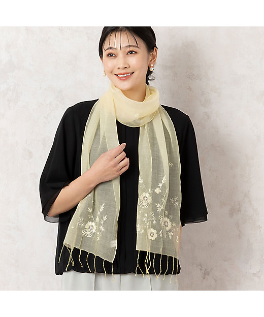 楽天市場】ビーズ 刺繍ストールの通販