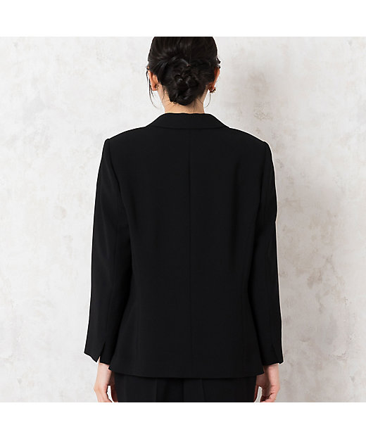 ブラックフォーマル テーラードジャケット【4Lサイズあり