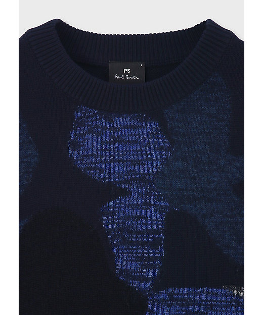 Fortune Floral” クルーネックニット