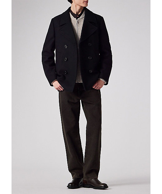 ブラッシュドメルトンツイル ピーコート（252114597T