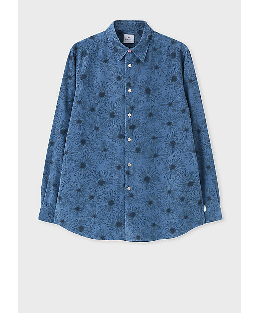 Flower On Cord” コーデュロイシャツ