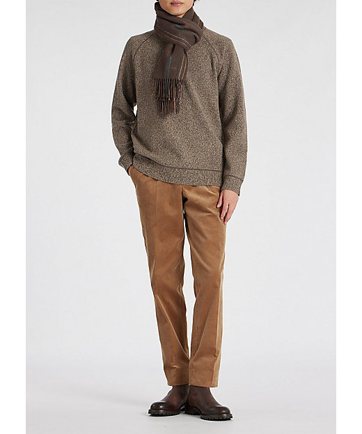 ランダムストライプ カシミヤ マフラー（240406CA） | Paul