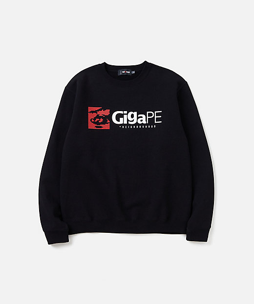 スウェット BAPE X NBHD ー GIGAPE CREWNECK