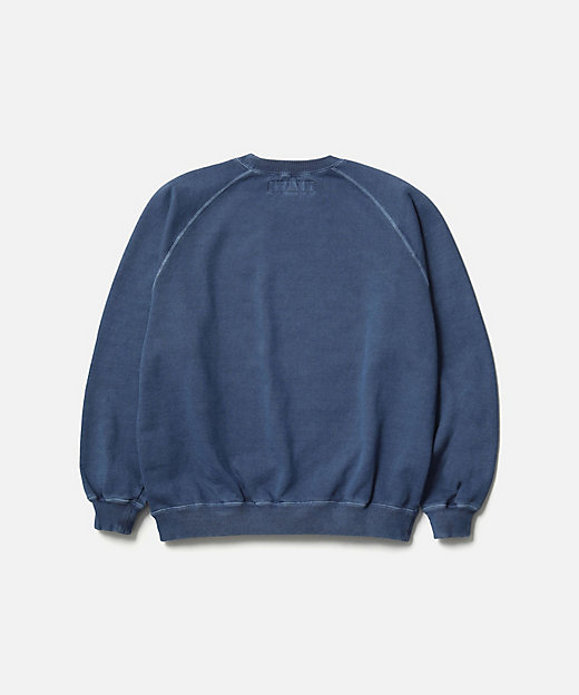 スウェット PIGMENT DYED SWEAT SHIRT LS