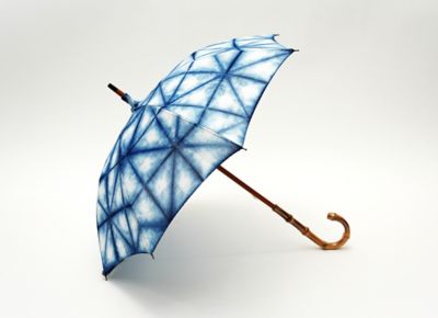 ☆雪花絞り日傘 | 工房 藍の館/コウボウ アイノヤカタ | 三越伊勢丹