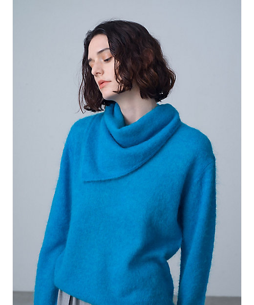 エアリースーリーアルパカニットプルオーバー | ebure (Women