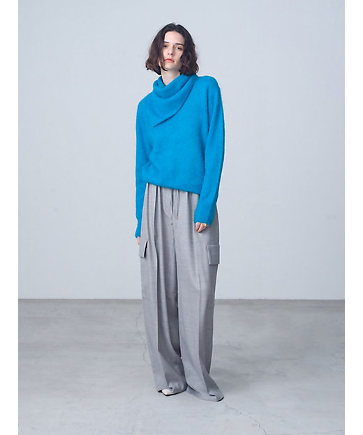 エアリースーリーアルパカニットプルオーバー | ebure (Women