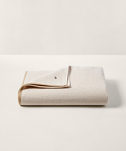 オックスフォード ストライプ シングル タオルケット | RALPH LAUREN