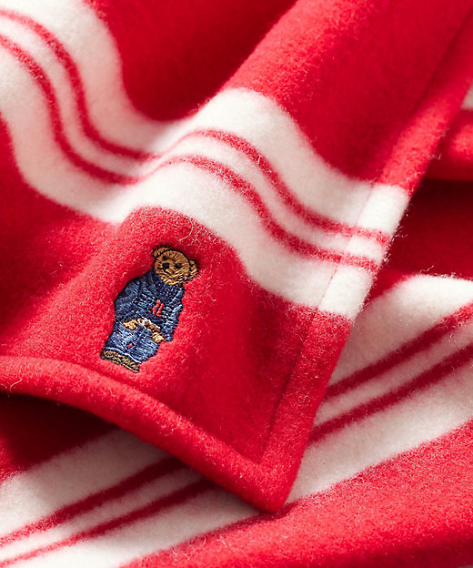Polo ベア ストライプド ハーフ ブランケット | RALPH LAUREN HOME