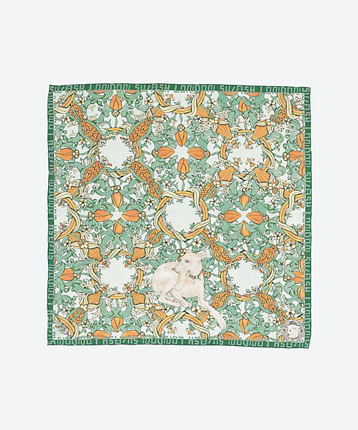 シルクツイルプリントスカーフ | SWASH LONDON/スウォッシュ ロンドン