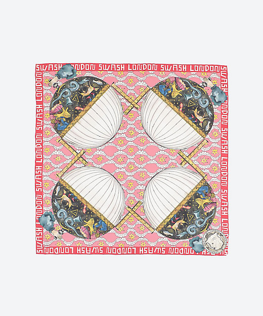 シルクツイルプリントスカーフ | SWASH LONDON/スウォッシュ ロンドン