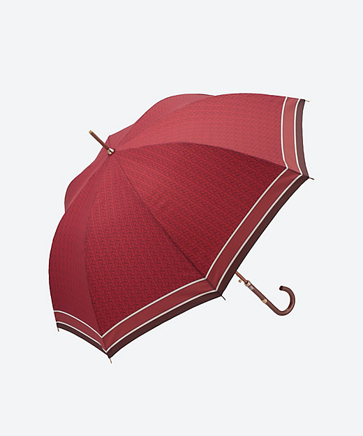 ポリエステル ツイルロゴプリント 長傘 2112511276－1