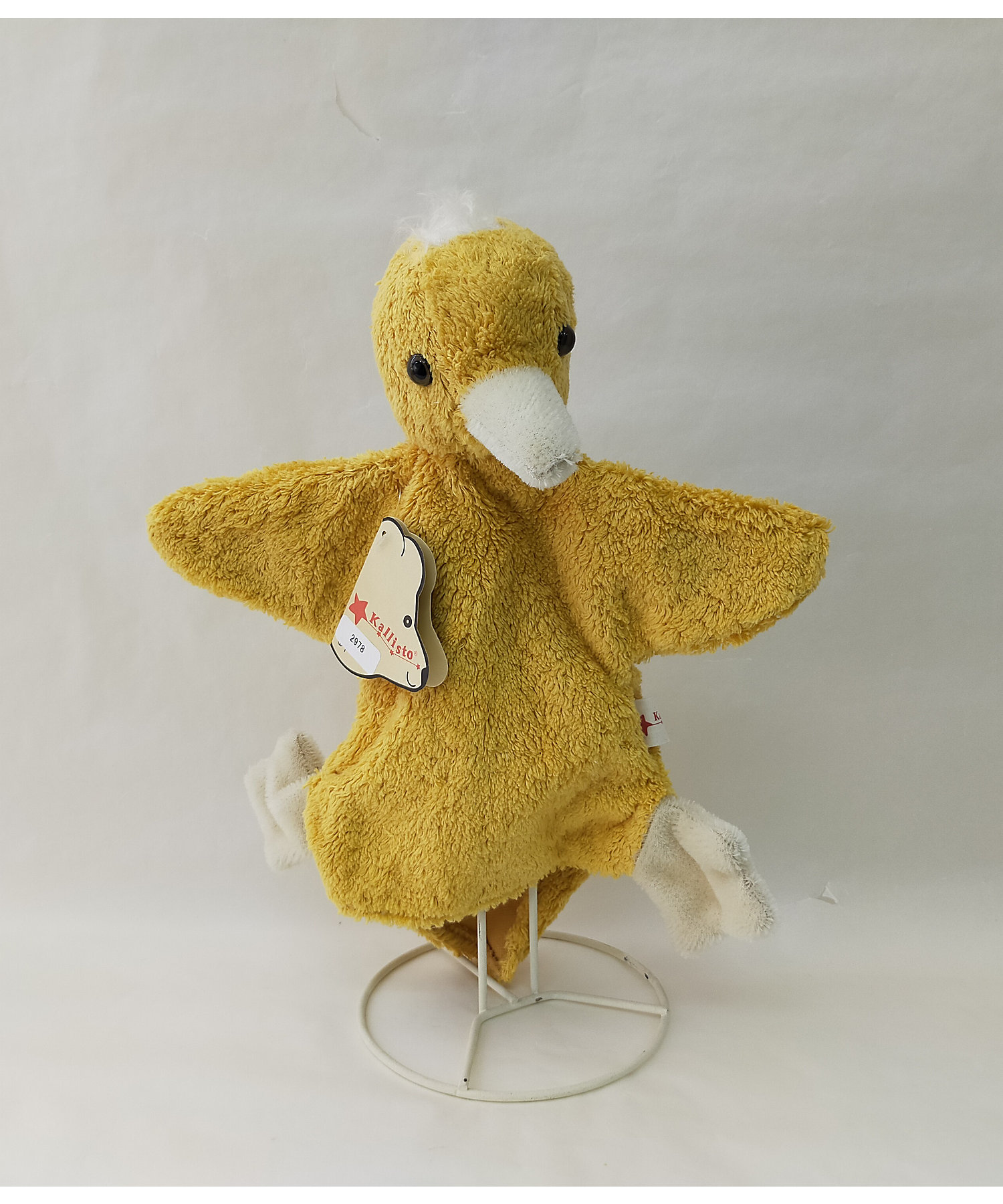 受注商品】＜カリスト社＞手人形 あひる | ATELIER NIKI TIKI