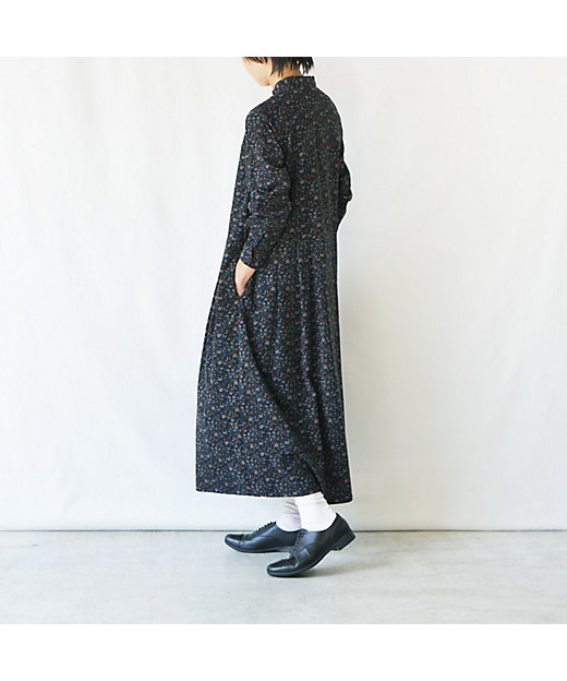 花柄コーデュロイワンピース | GRANDMA MAMA DAUGHTER (Women