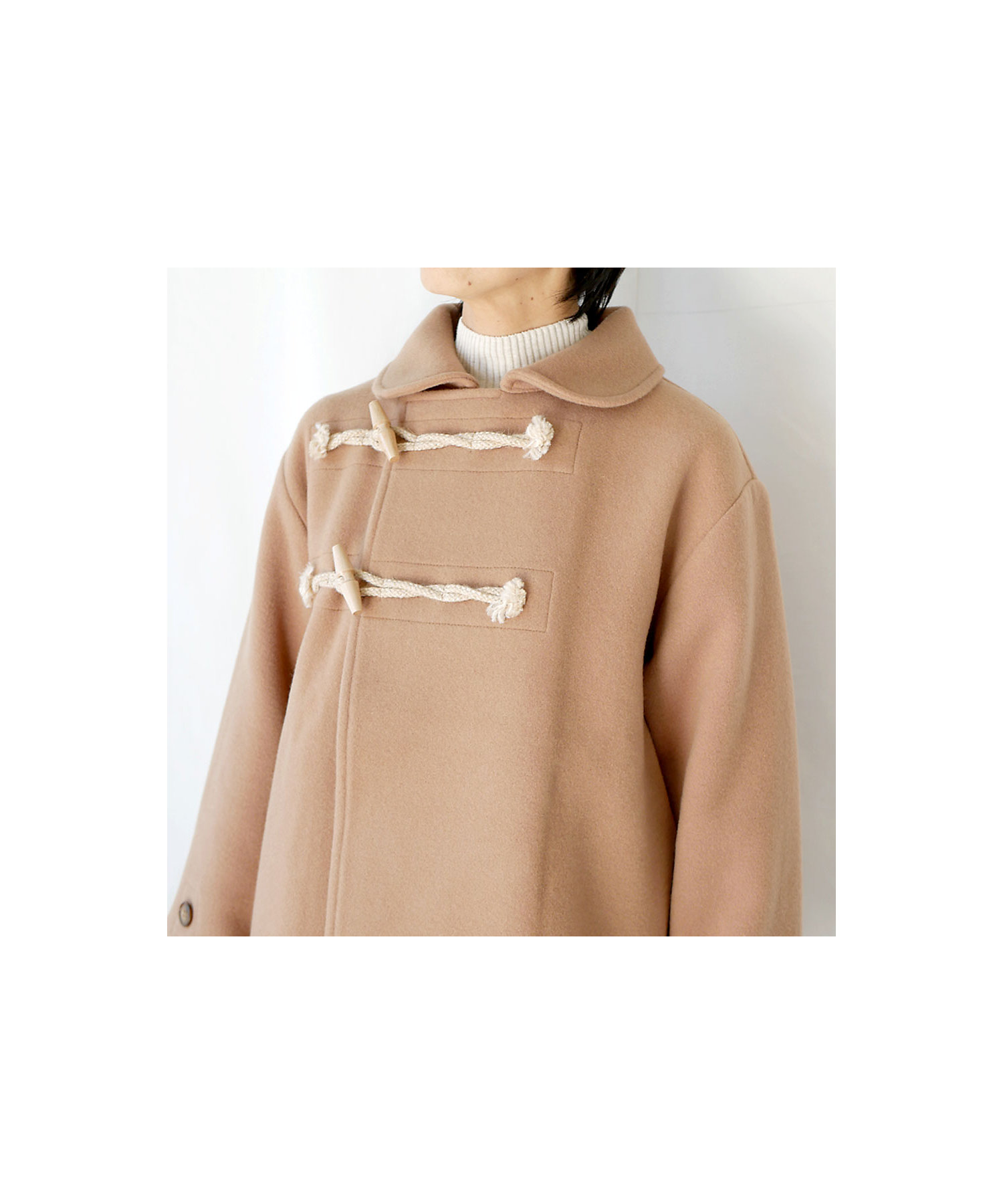 ラウンドカラーダッフルコート | GRANDMA MAMA DAUGHTER (Women