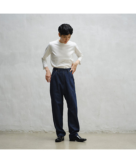 サイドジップデニムパンツ | GRANDMA MAMA DAUGHTER (Women)/グランマ