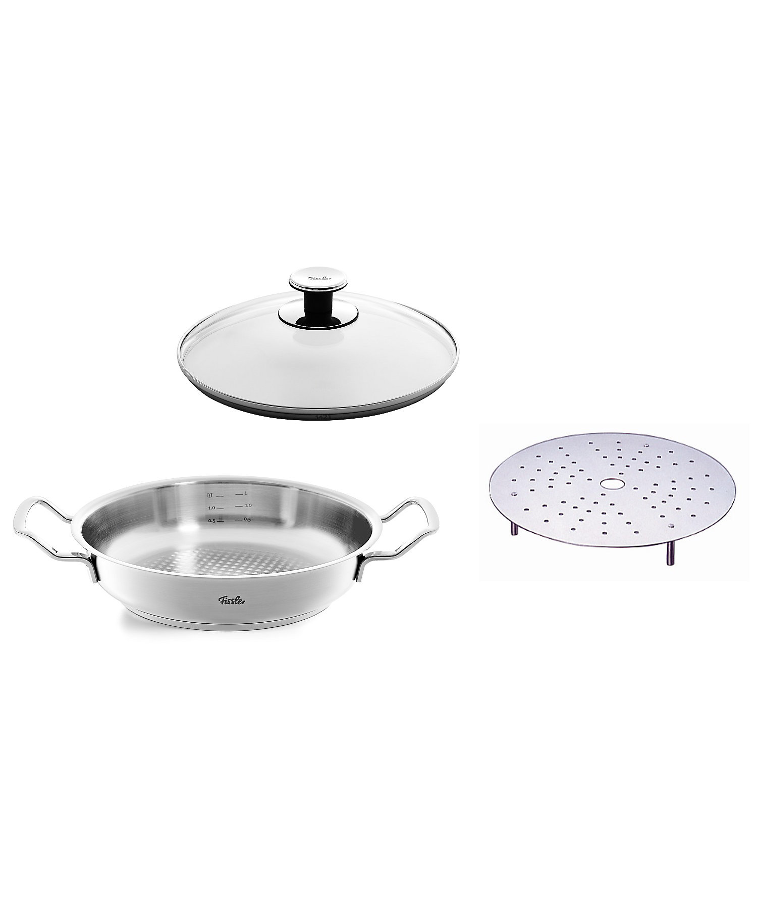 sifukiti】フィスラーサーブパン28cm＋専用クリーナーセット sifukiti