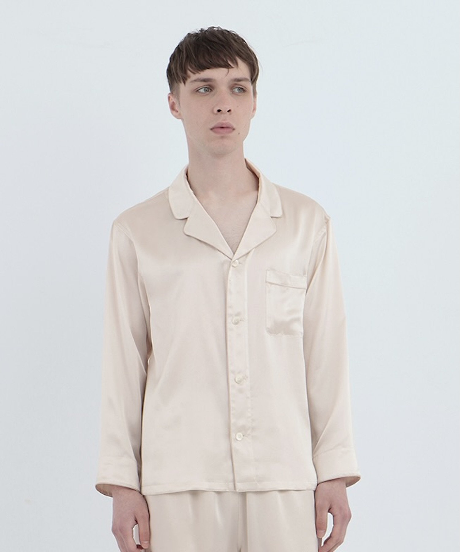 長襦袢反物から仕立てたシルクパジャマ ② コレクション 長襦袢反物