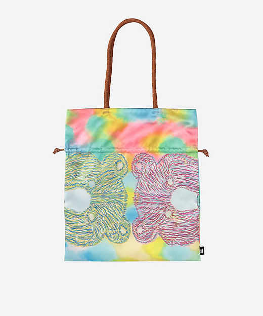 サテン巾着トートバッグ SKTB－KIBORIKUMA＿A