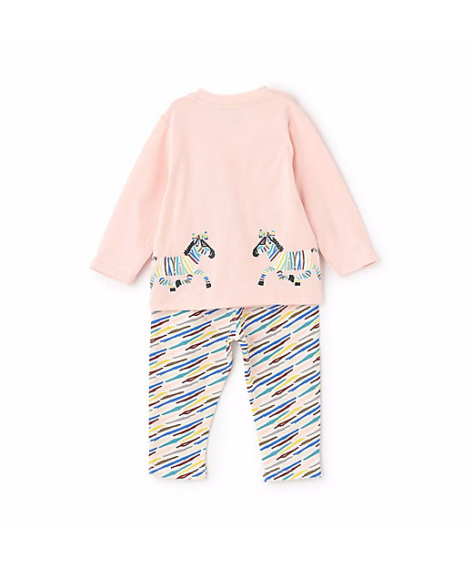 ゼブラ柄長袖Tシャツ＆パンツセット 4053515 | Paul Smith