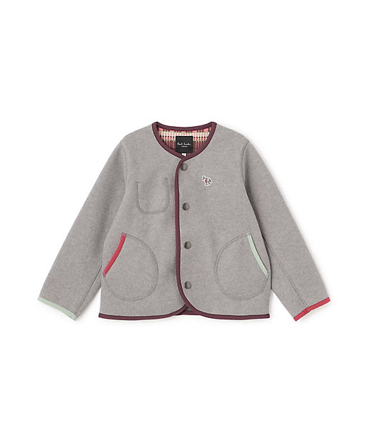 配色パイピングノーカラージャケット 4153209 | Paul Smith