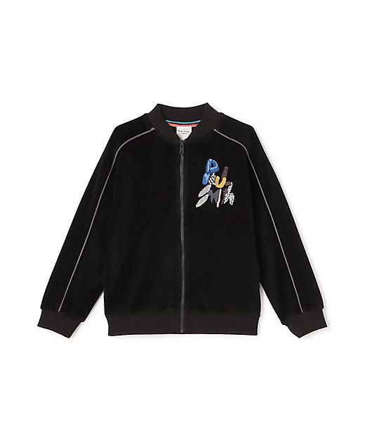 ロゴ刺繍ベロアブルゾン 4153208 | Paul Smith Junior