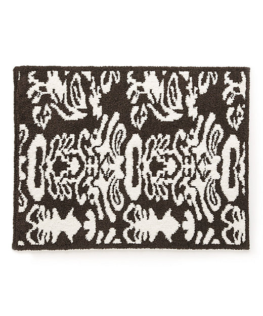 織柄ハーフブランケット ウォルナット／クリーム | KASHWERE