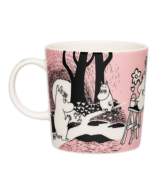 ムーミン クラシックマグ 0．3LピンクLOVE | ARABIA/アラビア