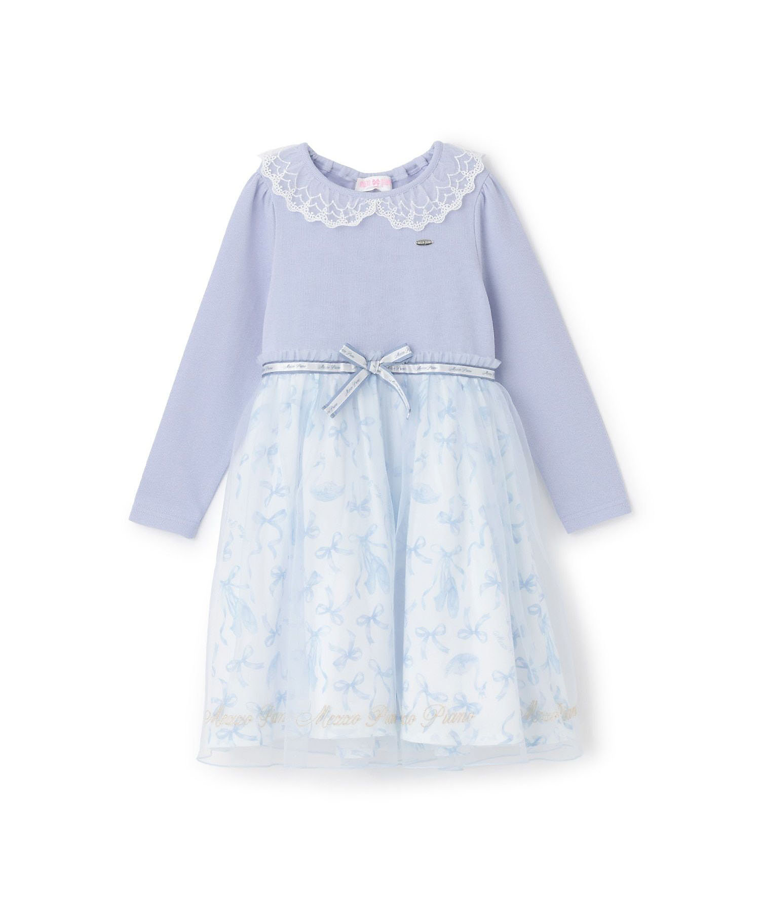 バレエ柄 ドッキングワンピース 6054330 | mezzo piano