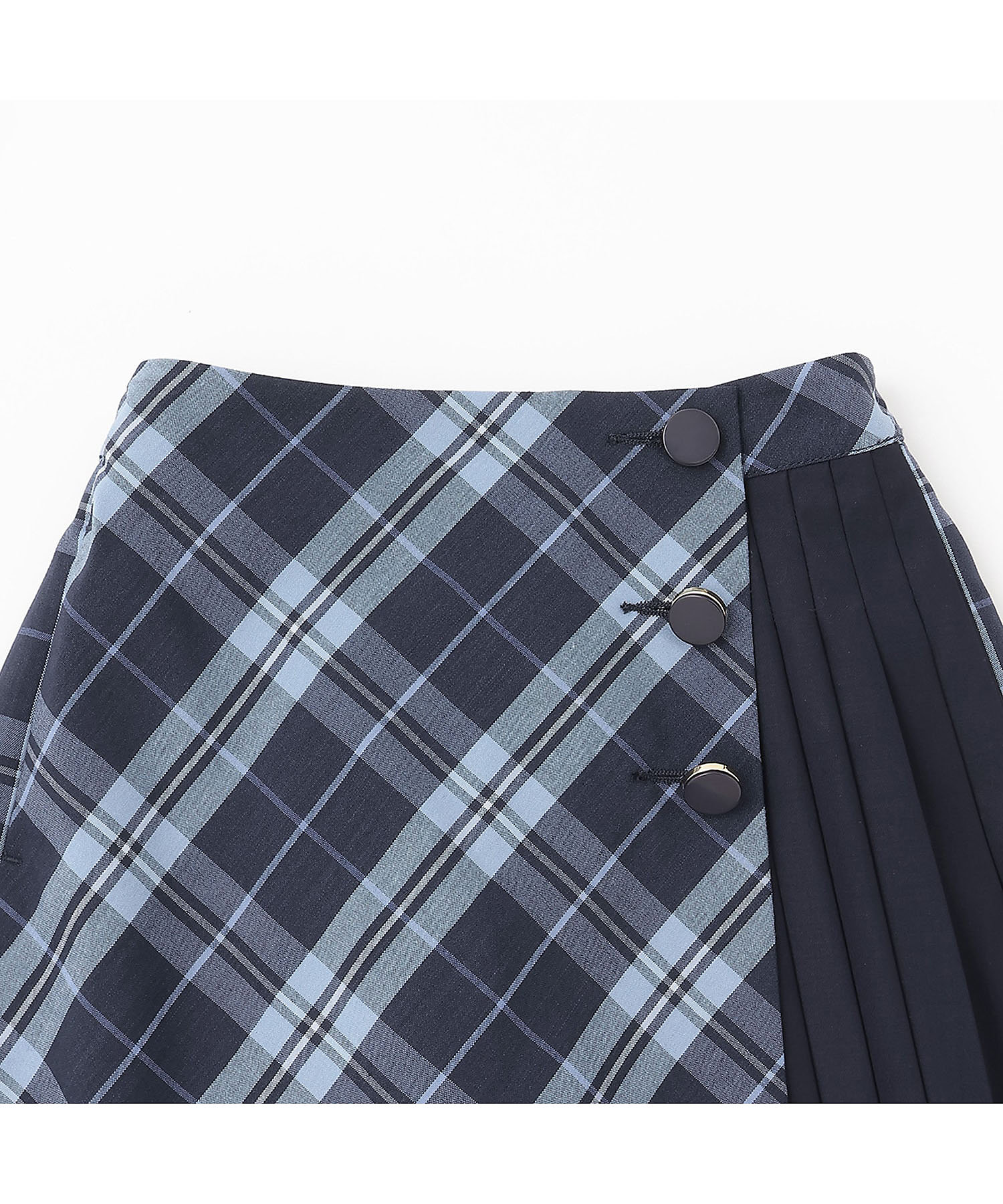 オーガストチェックラップキュロットスカート 8753112 | KATE