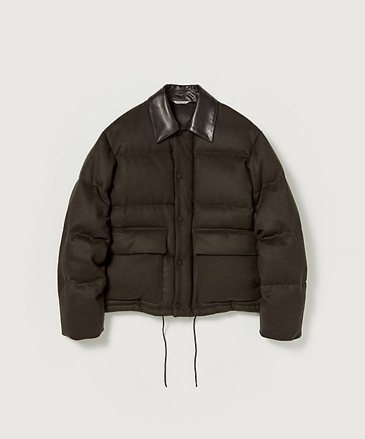 ダウンジャケット BABY CAMEL FLANNEL DOWN