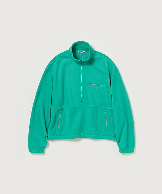 セーター PURE SILK COMFORT FLEECE HALF