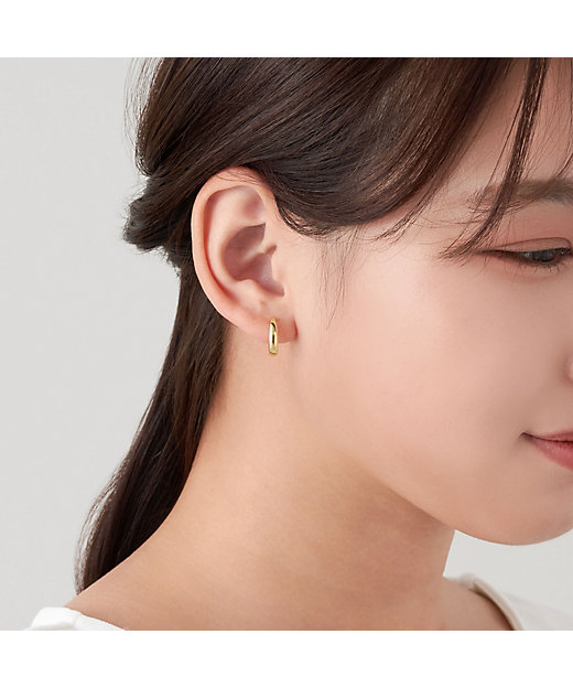 ゴールド フープ ピアス AGVA1594 YG | Vendome Aoyama