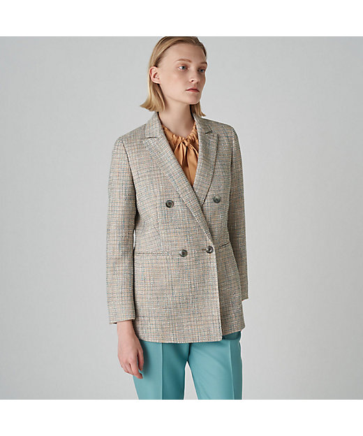 ファンシーテープ ダブルブレストジャケット | maison TOMORROWLAND