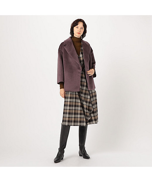 スーパーファインアルパカ ショートコート | maison TOMORROWLAND