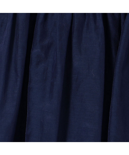 コットンシルク シャーリングラッフルスリーブブラウス | maison