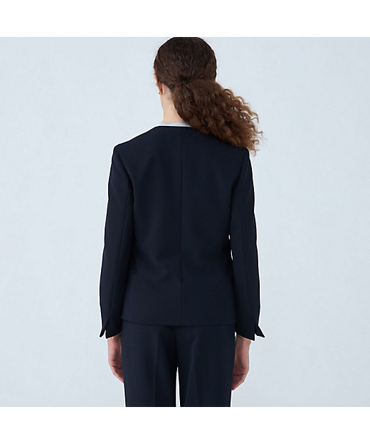 ドライダブルクロス ノーカラージャケット | maison TOMORROWLAND