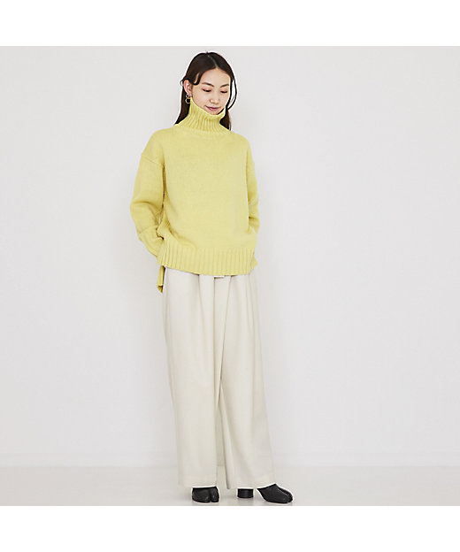 ラムカシミヤ タートルネックプルオーバー | maison TOMORROWLAND