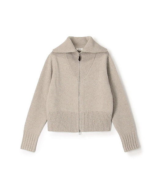 NZ LAMBS ジップアップカーディガン | maison TOMORROWLAND