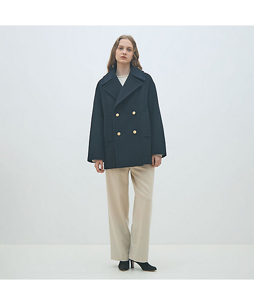 メルトンビーバー Pコート | maison TOMORROWLAND/メゾン