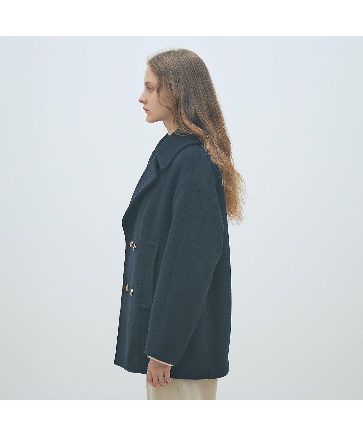 メルトンビーバー Pコート | maison TOMORROWLAND/メゾン